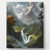 マウンテンウォーターフォールセレニティホテル自然ランドスケープ フォトプラーク (正面)