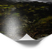 マウンテンウォーターフォール フォトプリント            (角)