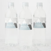 マウンテンウォーターボトルラベル、アドベンチャーラッパー ペットボトルラベル (ボトル)