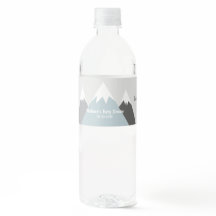 マウンテンウォーターボトルラベル、アドベンチャーラッパー