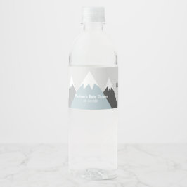 マウンテンウォーターボトルラベル、アドベンチャーラッパー ペットボトルラベル