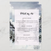 マウンテンウォーター素朴カラー結婚メニュー (正面/裏面)