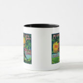 マウンテンウズラりんごクレートラベル マグカップ (中央)