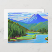 マウンテンオレゴン ポストカード (正面/裏面)