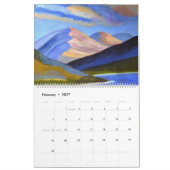 マウンテンカレンダー2025 カレンダー (2月 2027)