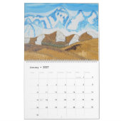 マウンテンカレンダー2025 カレンダー (1月 2027)