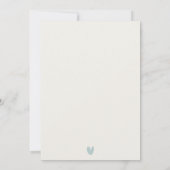 マウンテンカントリーのライラック畑の風景 ウェディング 招待状 (裏面)