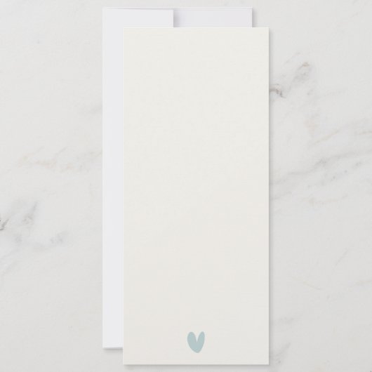 マウンテンカントリーフィールド結婚ランドスケープのメニューカード 招待状 (裏面)