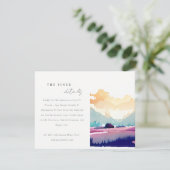 マウンテンカントリーフィールド結婚ランドスケープ詳細 エンクロージャーカード (スタンド正面)