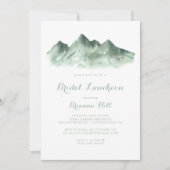 マウンテンカントリーブライダルルンチョンブライダルシャワー 招待状 (正面)