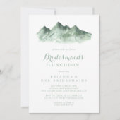 マウンテンカントリー花嫁ランチョンシャワー 招待状 (正面)