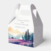 マウンテンカントリー薄紫フィールドランドスケープ結婚ズ フェイバーボックス (裏面サイド)