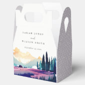 マウンテンカントリー薄紫フィールドランドスケープ結婚ズ フェイバーボックス (オープン)