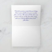 マウンテンカード付引用文 カード (内部)