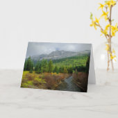 マウンテンカード付引用文 カード (黄色い花)