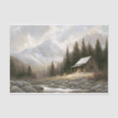 マウンテンキャビンの景観のデコページ 薄葉紙 (正面)