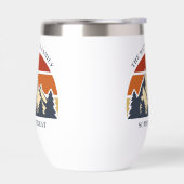 マウンテンキャビンサンセットバカパーソナライズされたンス (左面)