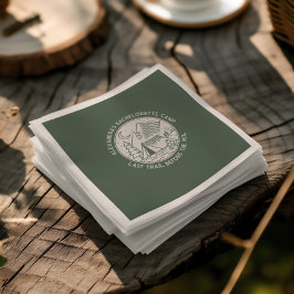 マウンテンキャンピングウィークエンドバチェロレッテ スタンダードカクテルナプキン