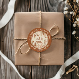 マウンテンキャンピングウィークエンドバチェロレッテ ラウンドシール