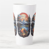 マウンテンキャンプ カフェラテマグ (正面)