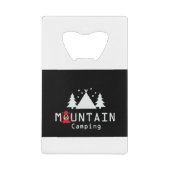 マウンテンキャンプ クレジットカード栓抜き (正面)