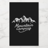 マウンテンキャンプ フードラベル (シングルラベル)