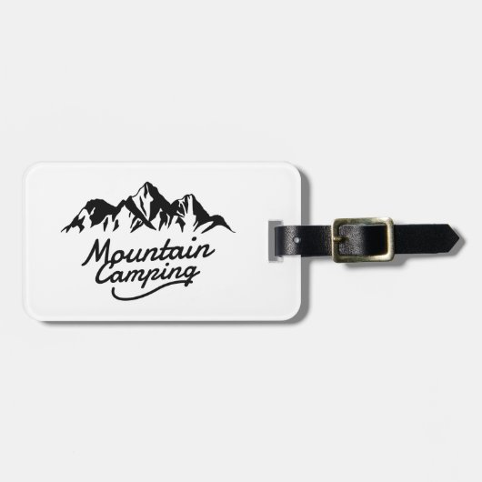 マウンテンキャンプ ラゲッジタグ (正面横)