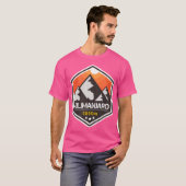 マウンテンキリマンジャロ5540Mシーンハイキング職業 Tシャツ (正面フル)