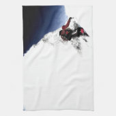 マウンテンクライマーエクストリームスポーツ キッチンタオル (縦)