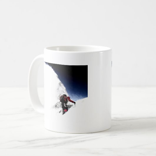 マウンテンクライマーエクストリームスポーツ コーヒーマグカップ (正面左)