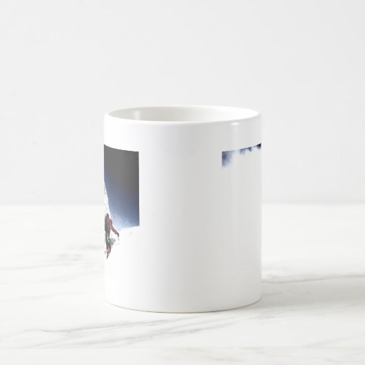 マウンテンクライマーエクストリームスポーツ コーヒーマグカップ (中央)