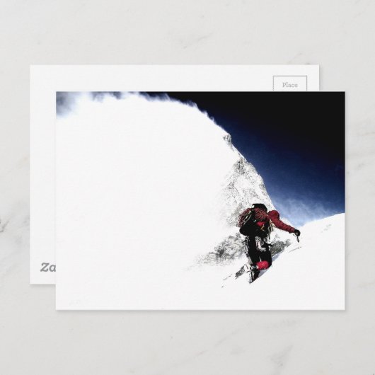 マウンテンクライマーエクストリームスポーツ ポストカード (正面/裏面)
