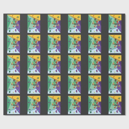 マウンテンクライマー大きい石アドベンチャーボールダー ラッピングペーパー (フラット)