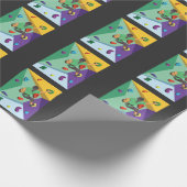 マウンテンクライマー大きい石アドベンチャーボールダー ラッピングペーパー (角)