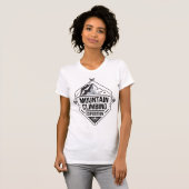 マウンテンクライミングエクスペディションアドベンチャーデザイン Tシャツ (正面フル)