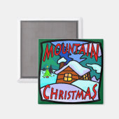 マウンテンクリスマス マグネット (正面/裏面)