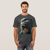 マウンテンゴリラが戻った Tシャツ (正面フル)