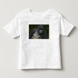 マウンテンゴリラとシルバーバック トドラーTシャツ