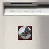 マウンテンゴリラ霊長類ワイルドライフアートマグネット マグネット (インサイチュ (食洗機))