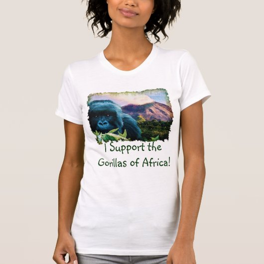 マウンテンゴリラ&ヴォルケープサポーターTシャツ Tシャツ (正面)
