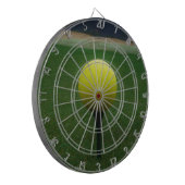 マウンテンゴルフ場のイエローゴルフボール ダーツボード (正面左)