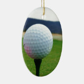 マウンテンゴルフ場のゴルフボール セラミックオーナメント (右)