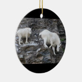 マウンテンゴート家族 セラミックオーナメント (右)