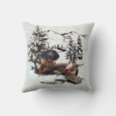 マウンテンゴート狩猟の冒険 クッション (裏面)