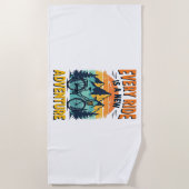 マウンテンサイクリングアドベンチャー ビーチタオル (正面)