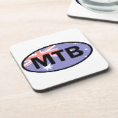 マウンテンサイクリングオーストラリア国旗 コースター (左側)