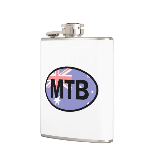 マウンテンサイクリングオーストラリア国旗 フラスク (左)