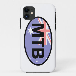 マウンテンサイクリングオーストラリア国旗 iPhone 11 ケース