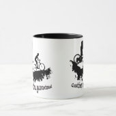 マウンテンサイクリンググッドタイム感動的引用文 マグカップ (中央)