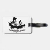 マウンテンサイクリンググッドタイム感動的引用文 ラゲッジタグ (裏面横)